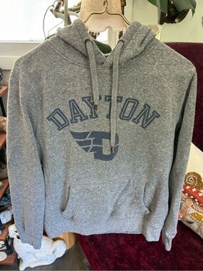 UNIVERSITY OF DAYTON GREY HOODIE SWEATSHIRT